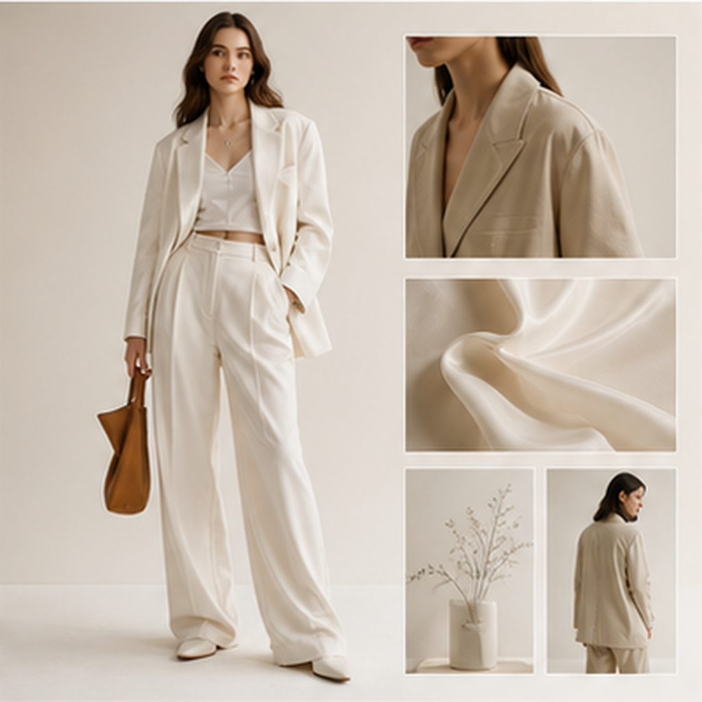 时尚品牌 Lookbook 拼贴模板效果图